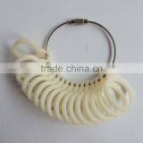 UK Sizes K---Z Plastic Round Rings Gauge Sizers Jewelers Tools Finger Ring Sizes Platic Measurements thumbnail-1