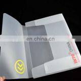 Custom A4 Clear Plastic Document Box Folder