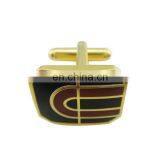 Custom Zinc Alloy Gold NBA Team Flag Parts Cufflink