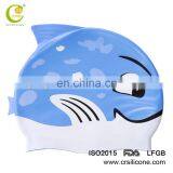 Silicone Rubber Children Swimming Cap Adult Men Women Waterproof Swim Caps thumbnail-4
