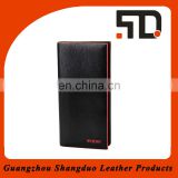 New Promotional Good Quality Human Genuine Leather Wallet Men with Logo