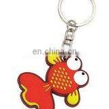 Goldfish Design PVC Keychain
