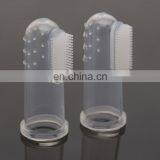 Pet Finger Style Teeth Brush Soft Pets Silicon Finger Cot Dog Teeth Cleaning Fingerstall Brush thumbnail-4