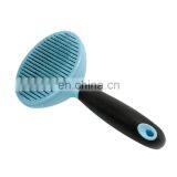 Adjustable Round Head Retractable Silicone Dog Hair Comb thumbnail-1
