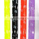 Silicone Reflective Snap Bracelets Plastic Armband Reflective Slap Bracelets thumbnail-3