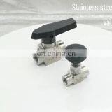 Sunthai 1/2" Bsp Needle Valve Sanitary PN64 SS304 Mini Hydraulic NPT Needle Valve