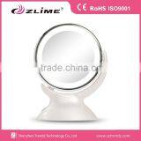 1x/5x Magnification Dual sided Lighted Round Makeup Mirror