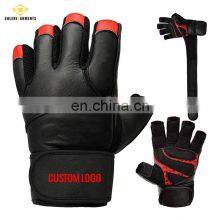 Gym Gloves Fitness Half-Finger Non-slip Dumbbells Mechanical Weightlifting Breathable Leather Fitness Glove thumbnail-2