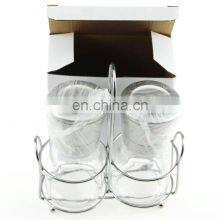 Kitchen Tool Salt and Pepper Grinder Set With Stand thumbnail-3