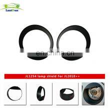 Birdie Eyebrows Style Guard Cover Trim for Jeep jl Led Headlights thumbnail-2