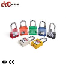 High Quality Durable Steel Shackle Industrial Nylon Safety Padlock With Key