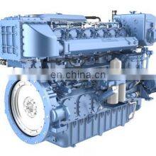 Original Weichai 6 Cylinders Water Cooling 650hp/ 478kw/1500rpm Marine Engine 6M33C650-15 thumbnail-4
