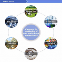 Die Cut Handle Polypropylene Color Strip Woven Messenger Bag Market Sack Lamination With Logos thumbnail-3