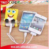 Cartoon Lovely Spongebob 2600mah Mobile Travel Usb Charger thumbnail-3
