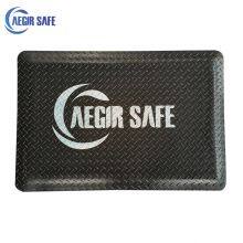 Diamond Plate Anti-Fatigue Rubber Floor Mat for Industrial Workshop