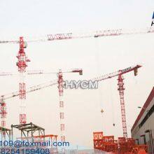 QTZ63(5013) Top Flat Tower Crane Split Mast Sections 30m Free Height 6t Max. Load thumbnail-1