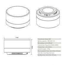 Portable Mini Aluminium Wireless BT Speakers With RGB LED Lights Outdoor Support for TF/FM Enthusiast Category Battery Powered thumbnail-3