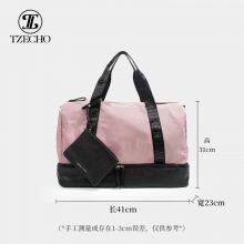 Wholesale Gym Bag for Women Men Kids Sport Duffel Bag With Toiletry Bags Waterproof Travel Weekender Overnight Carry on Bag for Yoga Sports thumbnail-3