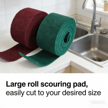 Kitchen Clean Scouring Pad in Roll Wholesale Household Clean Scourer Pad thumbnail-1