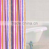 Shower Curtain Candy Stripe Printed, Hot Sale Classic Bathroom Waterproof Curtain thumbnail-1