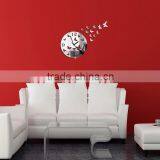 2015 New Style DIY Butterfly Wall Clock Theme thumbnail-4