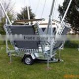 luxury bungee with trailer for outdoor amusement