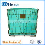 Industrial folded mesh galvanized metal containers