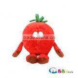 2015 Best Selling Customizable Cute Red Stuffed Plush Toy Fruit Dolls thumbnail-5