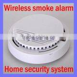 Home Security System Cordless Wireless Red LED Flash Smoke Alarm Fire Detector