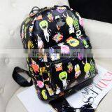 Newest Design Scrawl Backpack/PU Leather School Backpack/Funny Backpack thumbnail-1