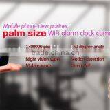 Newest Wifi 1080P Hidden Spy Cam IP Camera Alarm Clock Mini Camcorders HD 160 Deg With Night Vision Black Support 32GB TF Card thumbnail-5