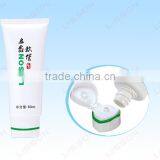 D35mm Cosmetic PE Tube With Double Color Cap for Cleanser