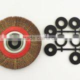 1500mm.wheel Brush With Brass Wire,stainless Steel Wire Wheel Brush thumbnail-1
