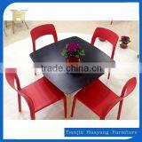 Plastic Dining Chair Set 4 Chairs and One Plastic Table,HYH-9119 thumbnail-1