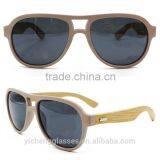 Fashion Trendy Design Plastic Frame Eyewear Wood Temple Sunglasses Hand Made Carving Glasses thumbnail-2