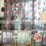 New Tulle Shielding Floral Curtains Window Screen Bedroom Living Room Decorations Curtains/drape/panel/treatment SV029981