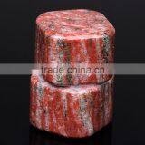 3 Inch Icosahedron Wine Stone thumbnail-1