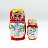 2016 Hot Sale Custom Printing Wooden Chinese Factory Nesting Dolls Set thumbnail-2