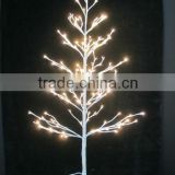 X'mas tree lights w white irisdescent glitter