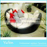 Cast Aluminum Rattan Outdoor Sofa Bed Furniture