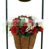 Iron Garden Flower Shelf Tool Rack Hanging Flower Pot Stand thumbnail-1