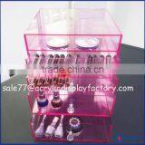 Factory Wholesale Custom Acrylic Makeup Organizer / Cosmetic Organizer With Drawer / Clear Cosmetic Display thumbnail-1