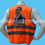 Custom Reflective Jacket Traffic Vests With Printing