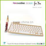 Hot New Design Wireless Keyboard and Touch Pen Mouse Set From Shenzhen Manufacturer thumbnail-3