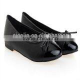 Office's Ladies Blackleather Flat Shoes Man for Ladies thumbnail-1