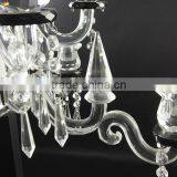 Factory Sale European Style Simple Design Crystal Candelabra Crystal Candleholder & Centerpiece for Wedding Event thumbnail-3