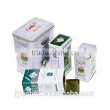 China Supplier Buy Empty Tin Can Rectangular Packing Tea Tin Box