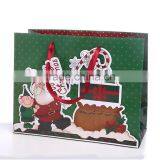 Hand Bag White Drawstrings Mixed Flowers Christmas Paper Gift Bag for Lady thumbnail-5