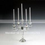 Import India Crystal Glass Candle Holder for Wedding Table Decorations thumbnail-5