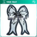 White Love 3D Flower Pearl Sequin Shirt Bead Applique Patches thumbnail-5